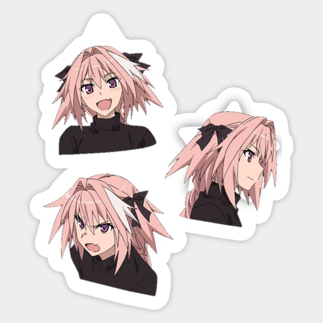 Astolfo's faces Sticker by jadehydra